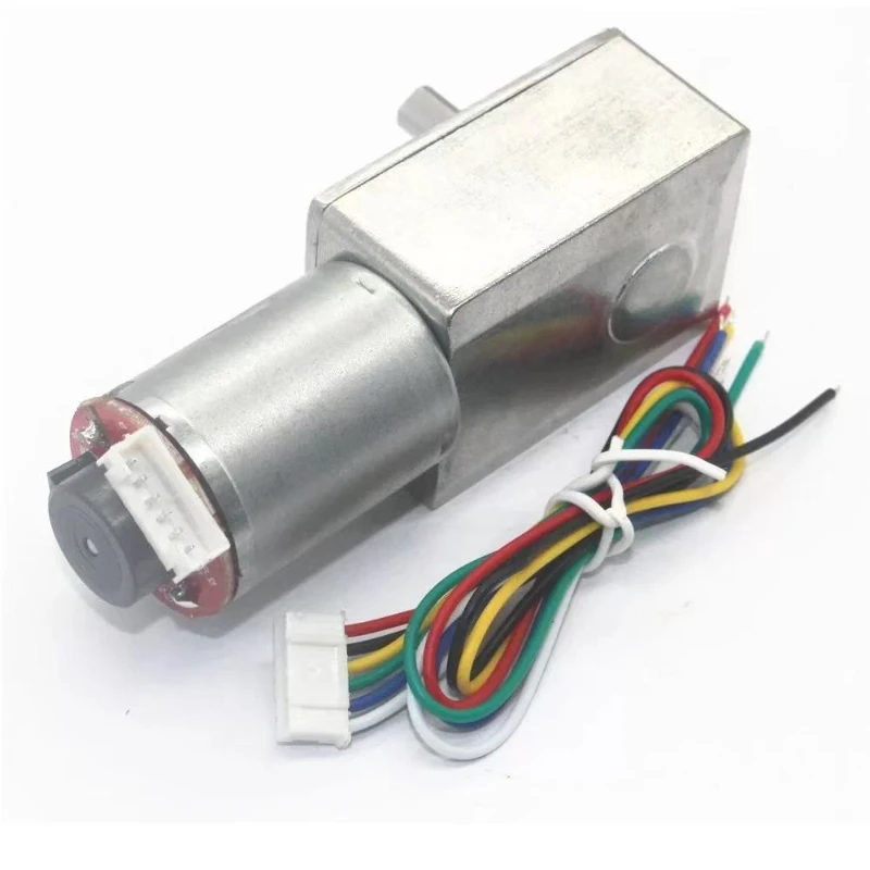 JGY-370 High Torque Micro DC Geared Motor 0.2-26.5kgf.cm Hall Encoder 6V 12V 24V for Robotics And Automation