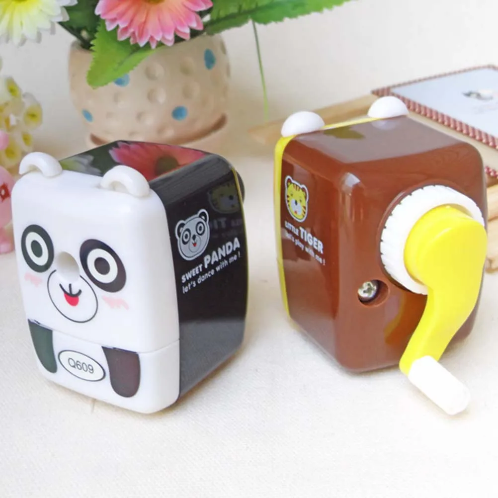 

Cartoon Pencil Sharpener Plastic School Stationery Gift For Birthday New Term Practical Drawing Tool Lightweight