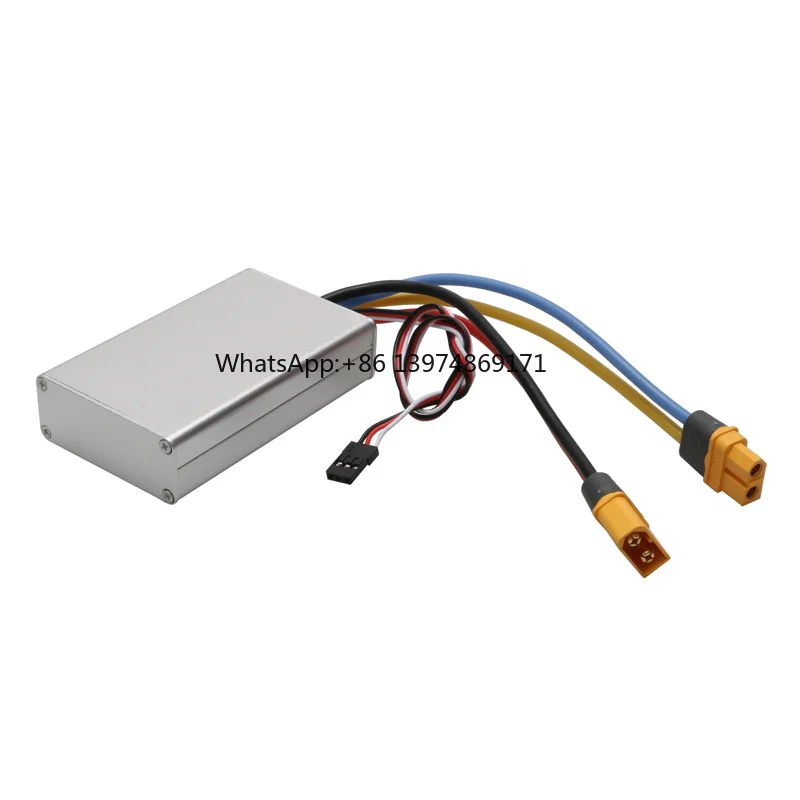 1PCS 24V 36V 48V Bidirectional Brushed ESC 3S-13S 60A Crawler Motor Electric Speed Controller with XT60 Plug for RC Electric Car