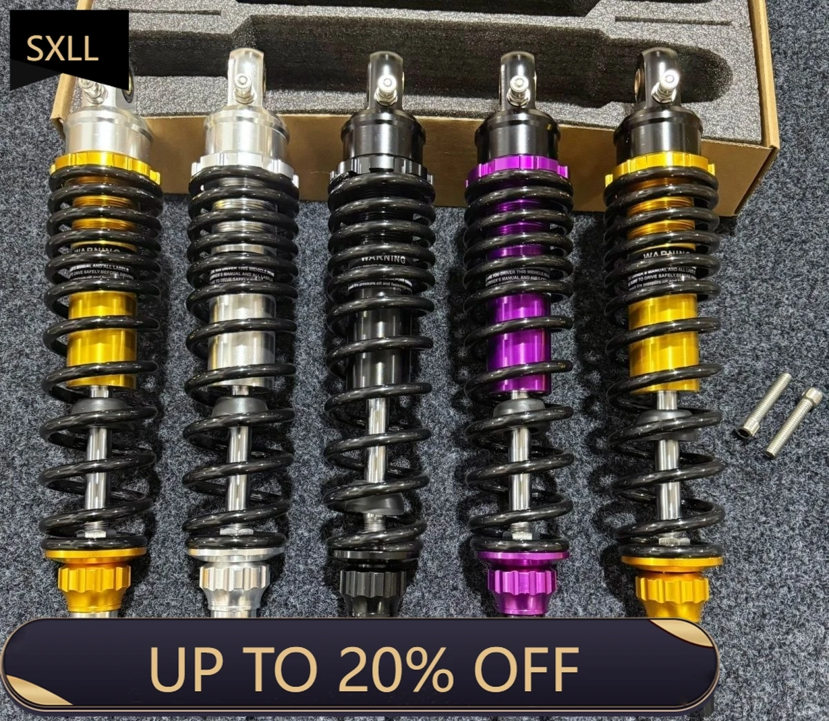 

SXLL Gy6 150CC 200CC Motorcycle Accessories Color 320mm Motorcycle Shock Absorber
