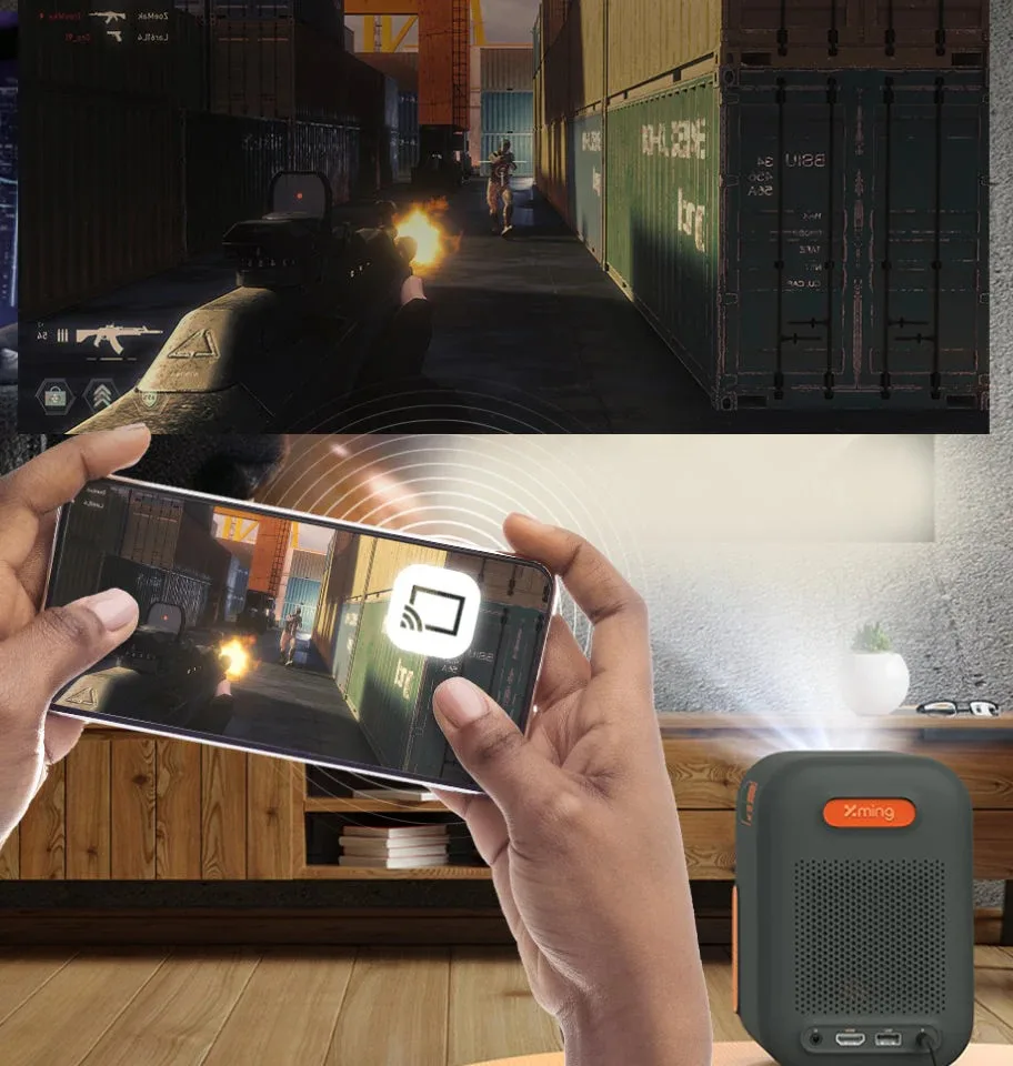 [Globale Version] Neu eingetroffener Fengmi Xming Epidode One Smart Projektor 150 CVIA Lumen 1080P 4K FHD Mini-Projektor