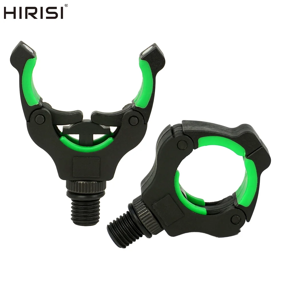 Hirisi Carp Fishing Rod Rest with Magic Magnet Clips Secure Rod Pod Holder Non-Slip Head Gripper for Stable Fishing AC140-G