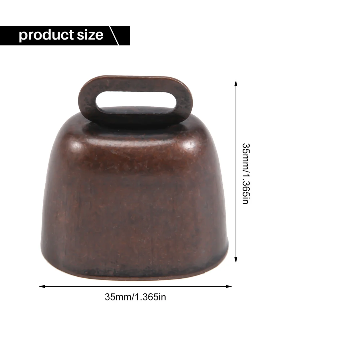 

ABVE-16PCS Cow Horse Sheep Grazing Copper Bells Small Brass Bells Cattle Goat Farm Loud Bell Long Distance Horse Iron Bells