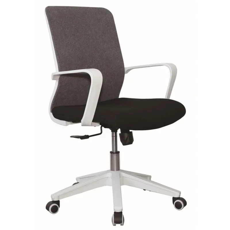 

Для оптовой продажи, простой эргономичный офисный стул со средней спинкой для персонала, высококачественные вращающиеся стулья для офисного стула для конференц-зала