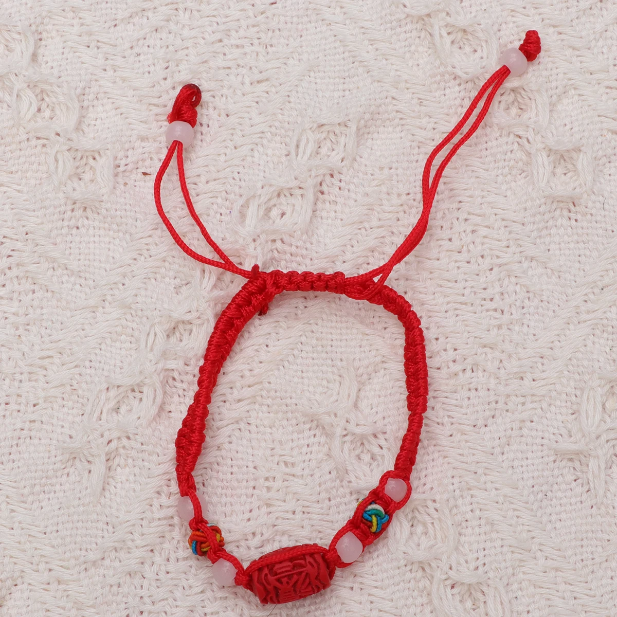 

20Pcs Red Rope Bracelet Adjustable Handmade Braided Wristband Driving Out Negative Energy for Men Women Fashion