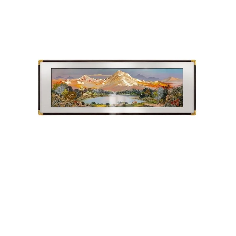 

hand-carved, hanging painting, living room sofa background wall decorative