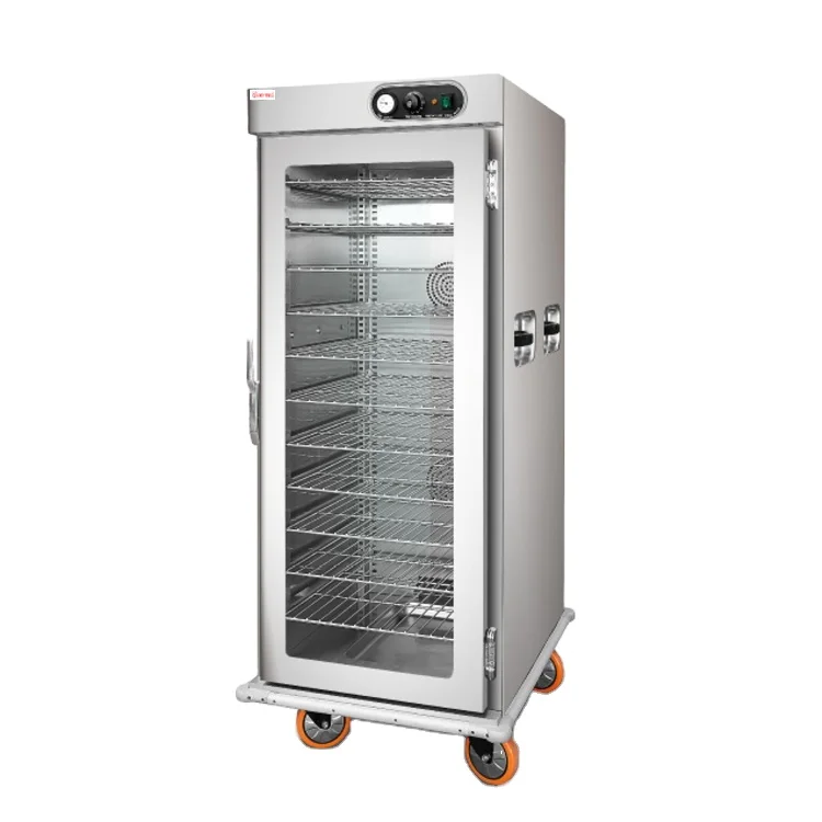 Calentador de Alimentos Vertical Digital de 11 Bandejas, Aislado, Comercial, para Cocina, Hogar, Hotel, Banquete, Gabinete para Mantener la Comida Caliente