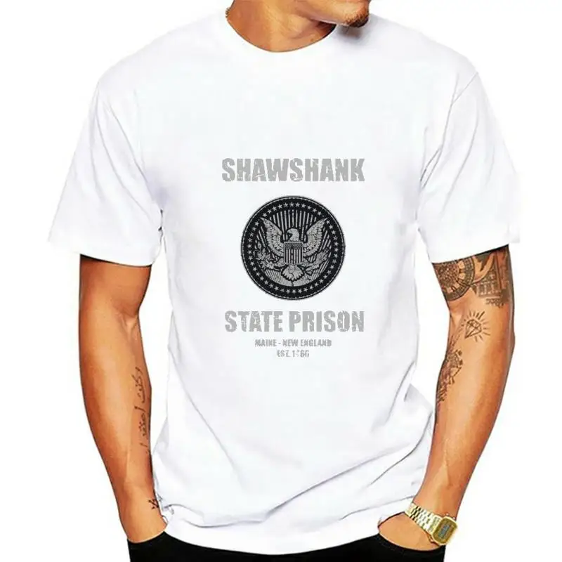 Shawshank Prison Ladies T-Shirt Womens Retro Classic Film Movie Andy Dufresne Jail Gift Top State Prison Escape Inmate