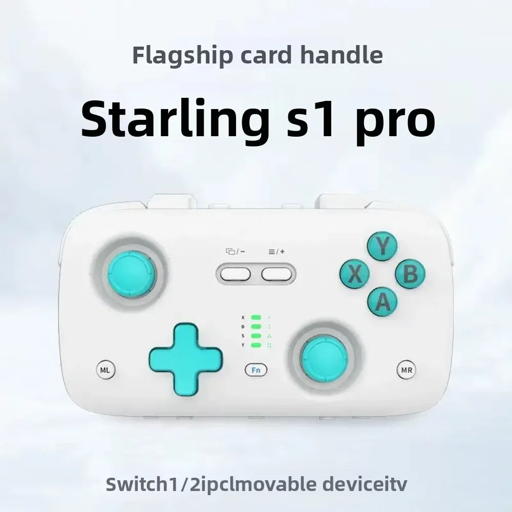 for VOIDJOY Lingque S1 Pro Card Gamepad Wireless BT TMR Joystick Linear Trigger Portable Mini Gamepad for Switch/Phone/PC