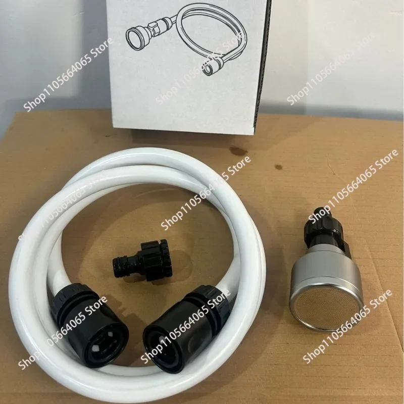 for Universal Pet Pressurized Shower Bath Set with Water Separator Faucet Hose and Non Punching Base