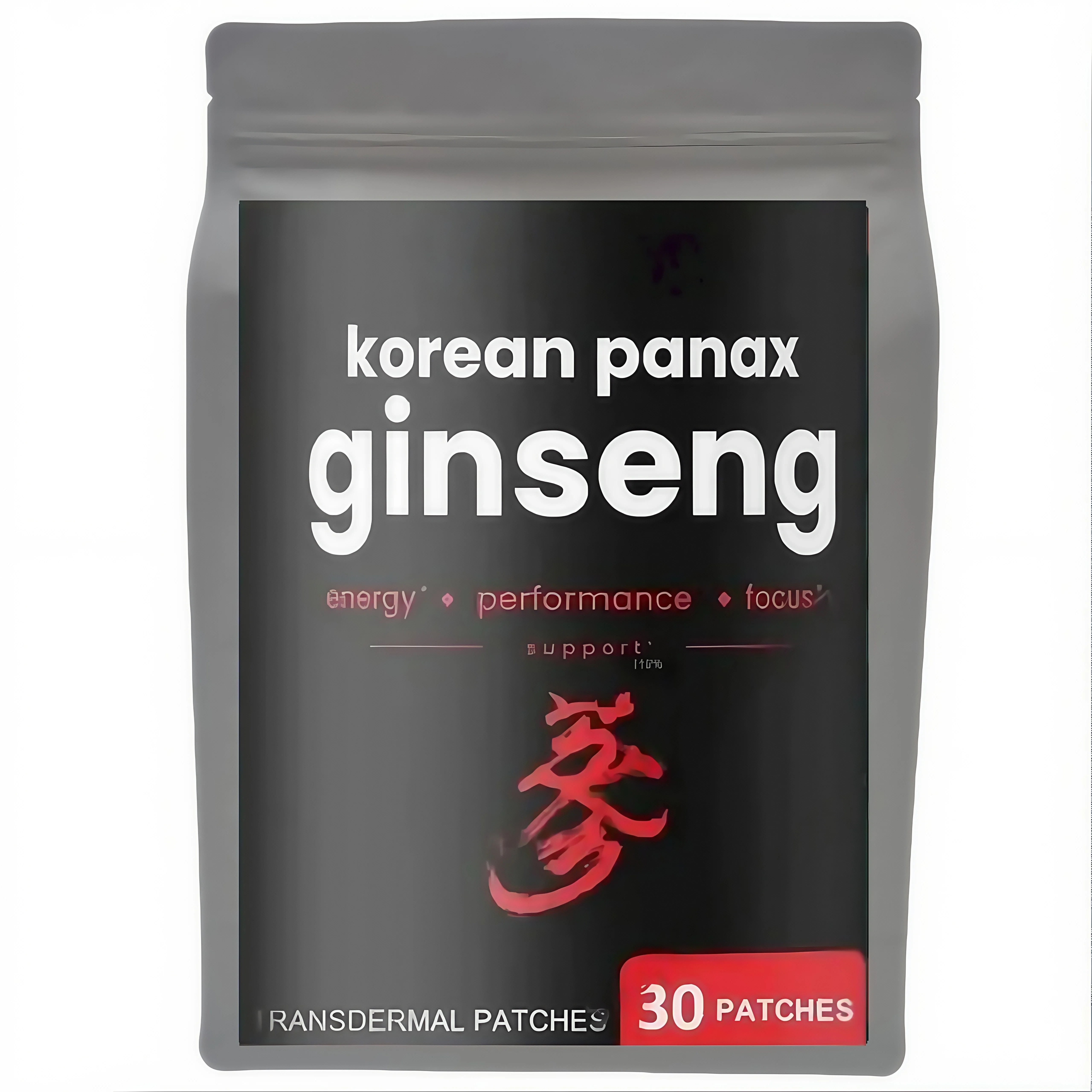 30-Patch Korean Red Ginseng Set: Transdermal Delivery for Energy, Focus, Performance & Immune Boost