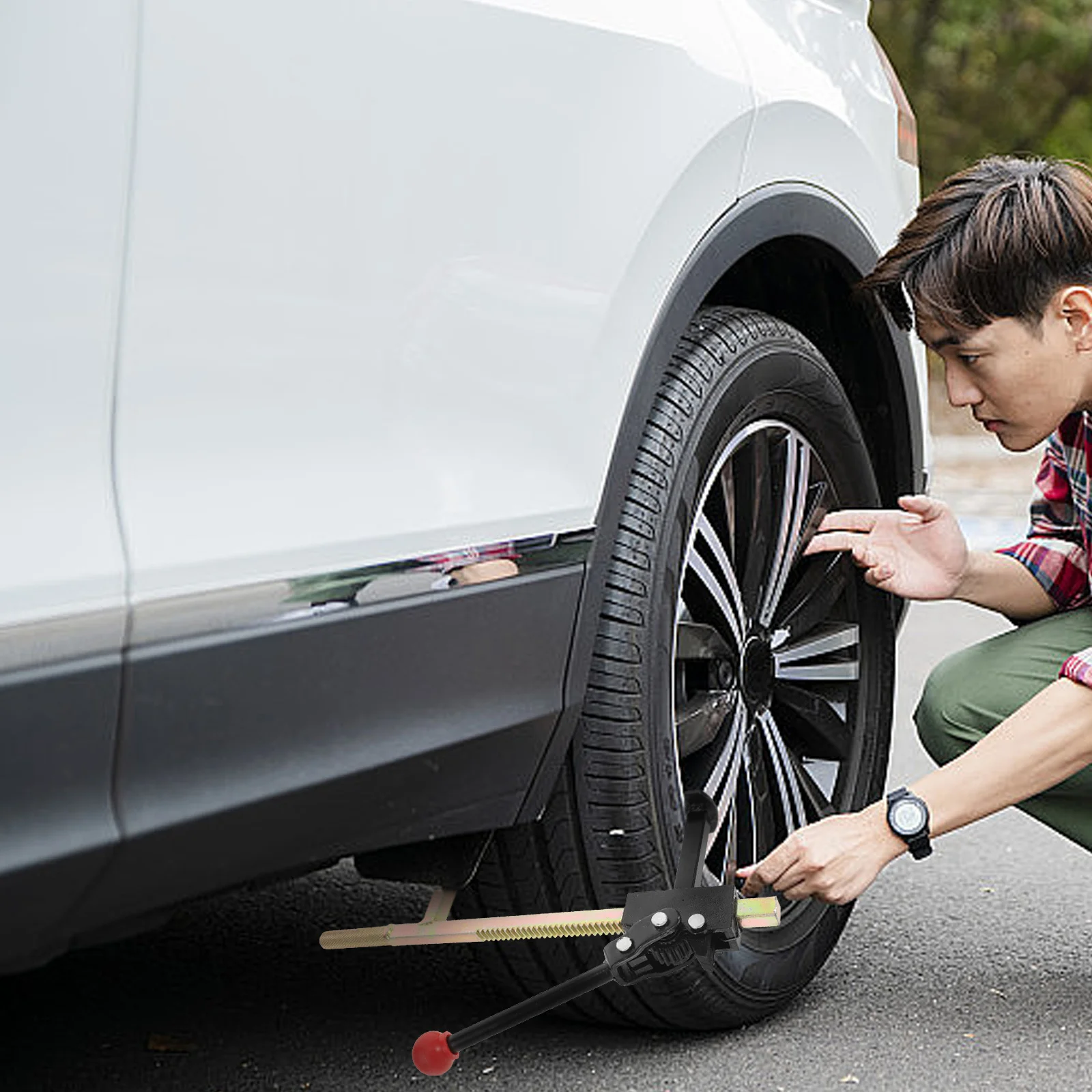 

Manual Tire Spreader Tool Portable Hand Expander Cast Iron for Truck Motorcycle Tire Repair Maintenance Changing Tool