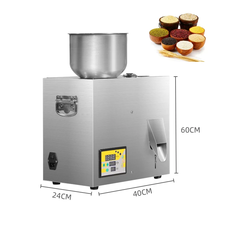 Small Business Granule Packet Walnut Peanut Nuts 100g 600g Filler Granule Weighing And Filling Machine Nitrogen