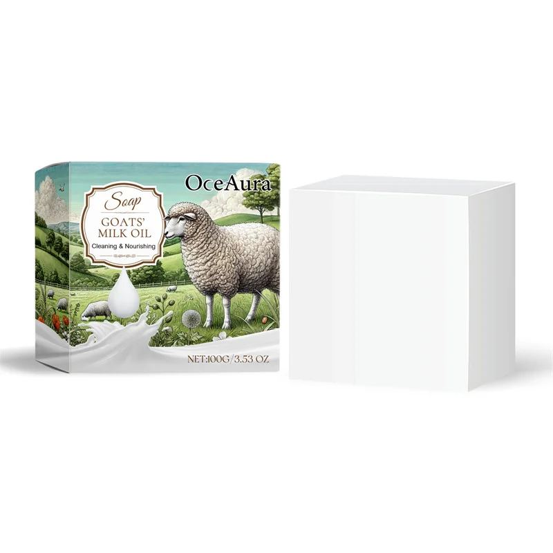 OceAura Sheep Milk Soap Gently Cleanses Body Moisturizing Body Moisturizing Skin Goat Milk Essential Oil Bath Soap