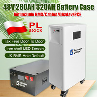 Pre-sale Poland JK BMS Hole Lifepo4 Battery 48V 280AH 320AH 15KWH Battery Box DIY Case JK-PB2A16S20P Hole Tax Free Solar