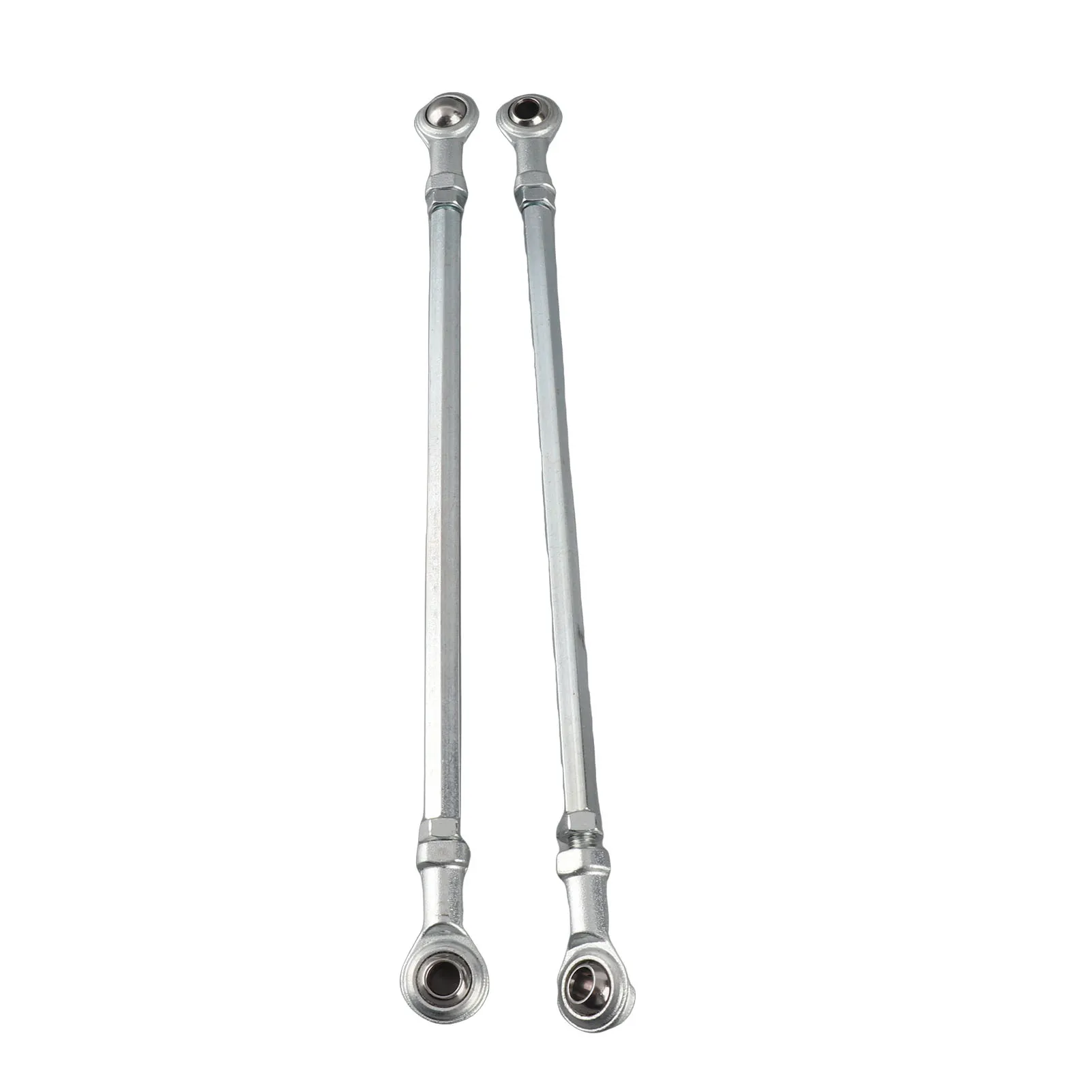 

Steering Shaft Tie Rods 1 Pair 295mm 8mm Steering Tie Rod Kit Steel Alloy High Strength Long Lasting for Go Kart ATV Racing Cart