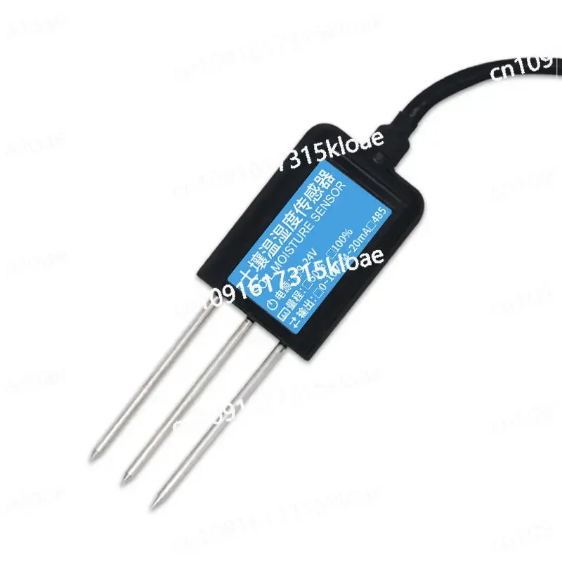 Soil temperature and humidity transmitter, conductivity sensor