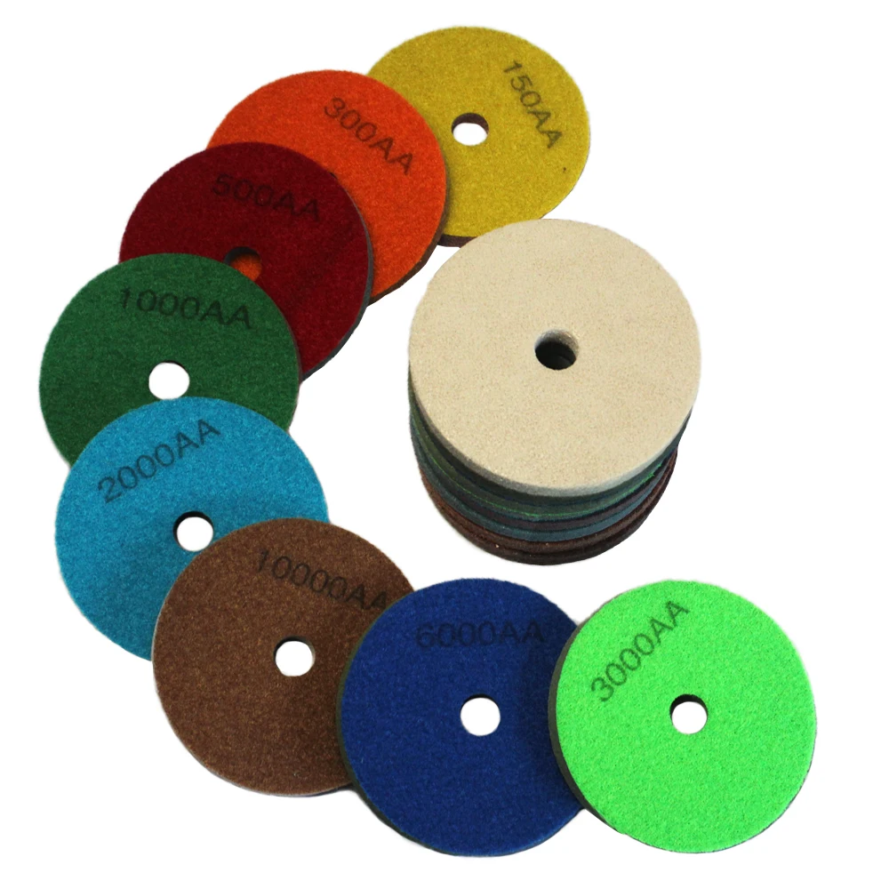 

6“150mm Sponge Diamond Polishing Pads Granite Marble Artificial Stone Polishing Cleaning Tool Concrete Sanding Disc For Polisher