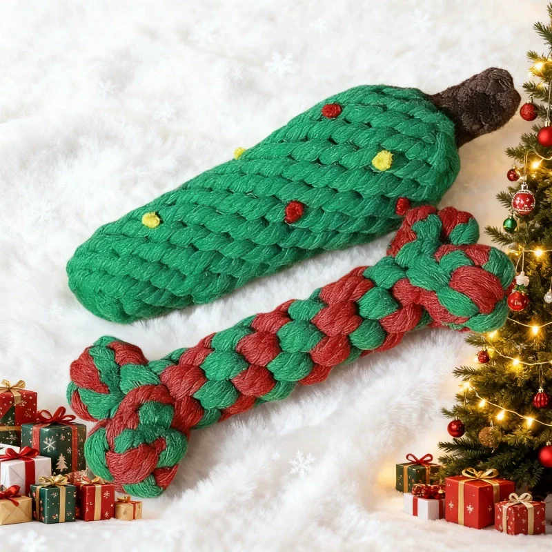 Christmas Interactive DogChew - Teeth Cleaning Dog Chew Bone ulasan dan harga