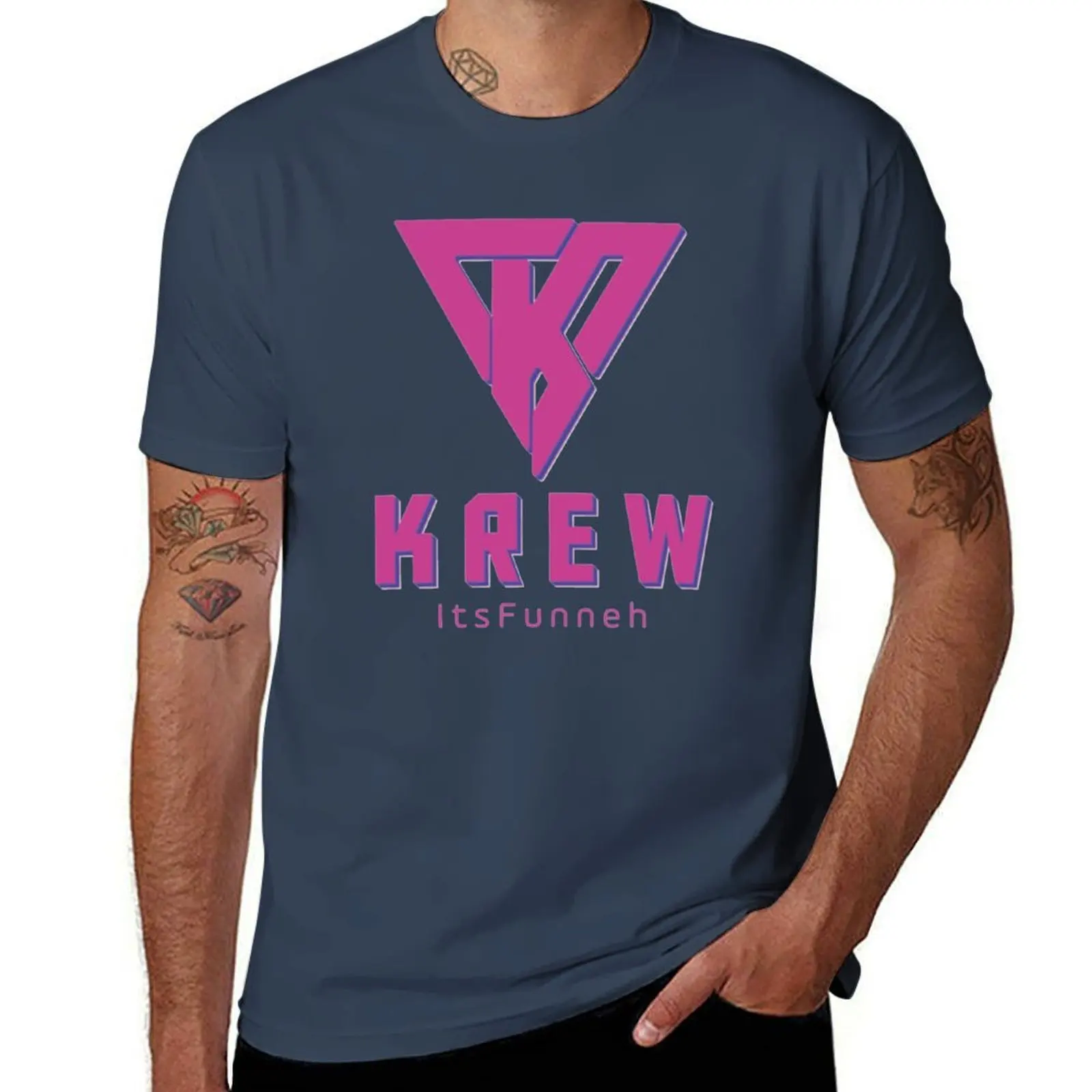 

the krew Itsfunneh T-Shirt Plus Size Everyday Tee Shirt
