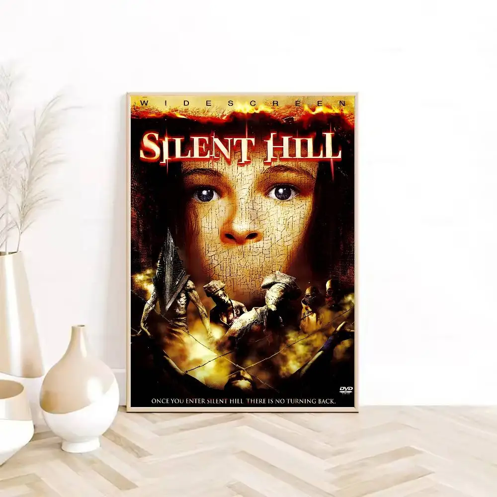 ملصق ألعاب الفيديو من سلسلة سايلنت هيل عالي الدقة، جدار لاصق مقاوم للماء، غرفة المعيشة المنزلية، غرفة النوم، ديكور جمالي #5