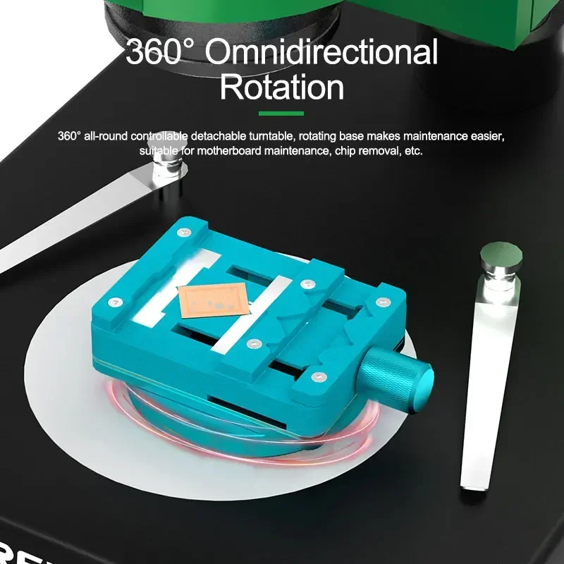 RELIFE RL-601I 360° Mini Rotary Fixture PCB Holder For Mobile Phone Motherboard Maintenance IC Chip CPU Glue Removal Tools