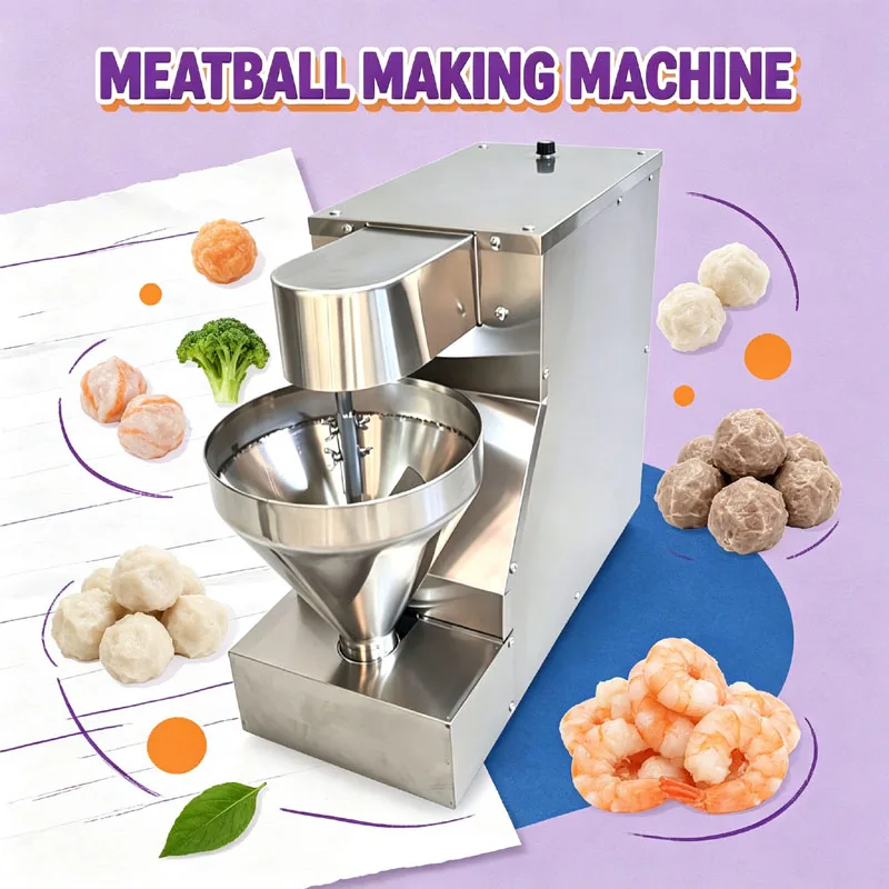 Electric Commercial Meatball Forming Machine Automatic Meatball Making Machine For Vegetable Balls Lamb Balls Beef Balls Squid B