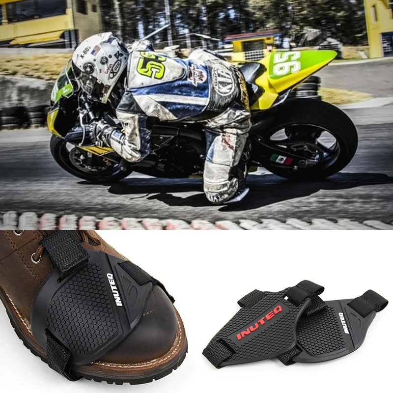 Almohadilla de cambio de marchas Universal para motocicleta, Protector de zapatos para motocicleta, cubierta antideslizante