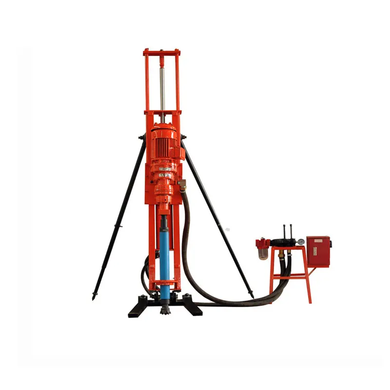 40M Depth Mini Down The Hole Horizontal Directional Drilling Machine Pneumatic Portable DTH Drilling Rig For Slope Support