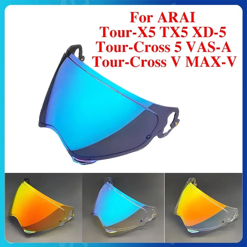 Motorcycle Helmet Lens For ARAI Tour-X5 VAS-A MAX-V   -Cross 5 TX5 XD-5  Visor Windshield