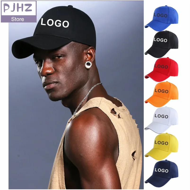 Customize Baseball Cap Peaked Cap Outdoor Sports Sun Hat Hip-hop Hat Golf Fishing Hats Couples Custom Personalized Printed LOGO