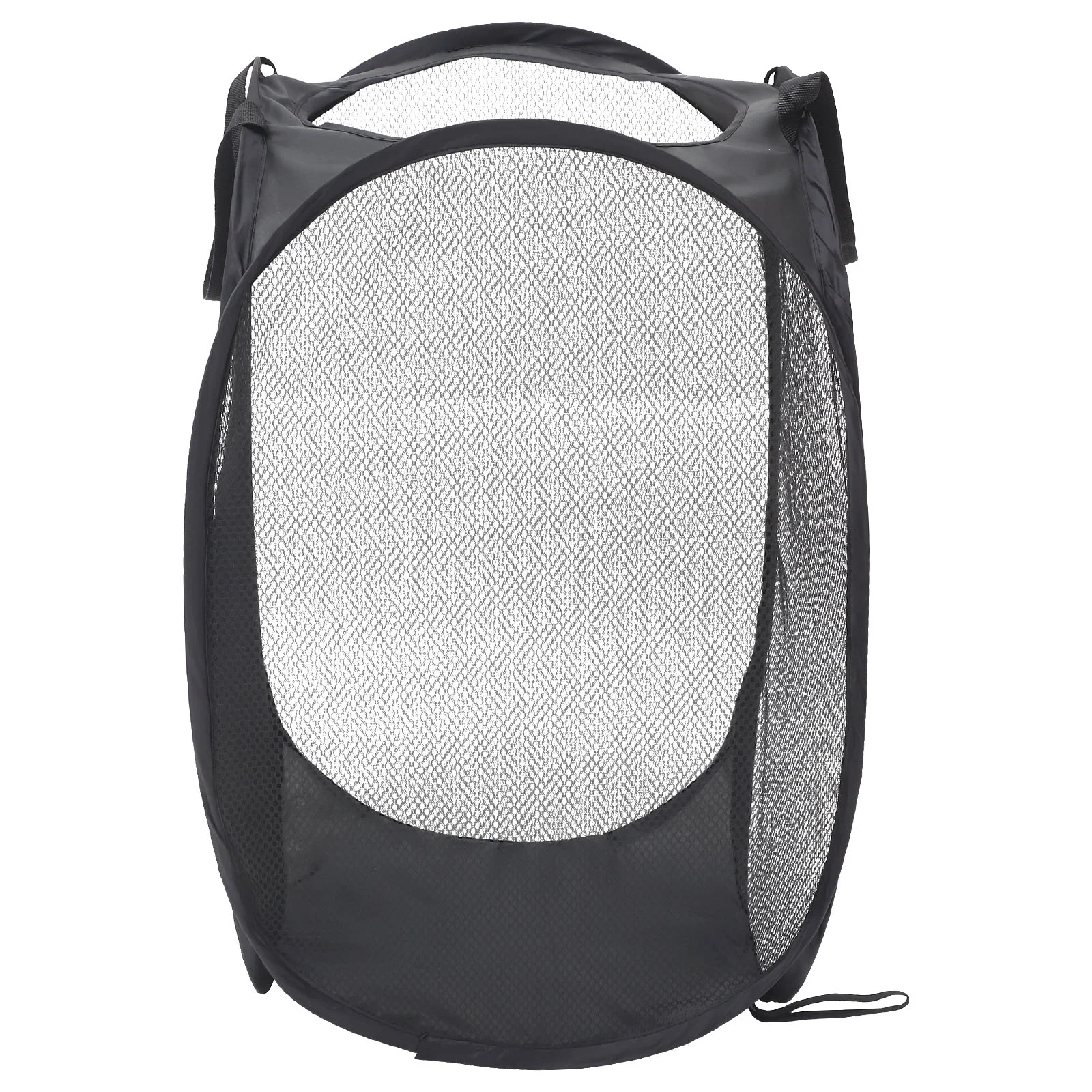 

Pop-up Foldable Large-capacity Portable Dirty Clothes Basket Mesh Laundry Black Dorm Bedroom