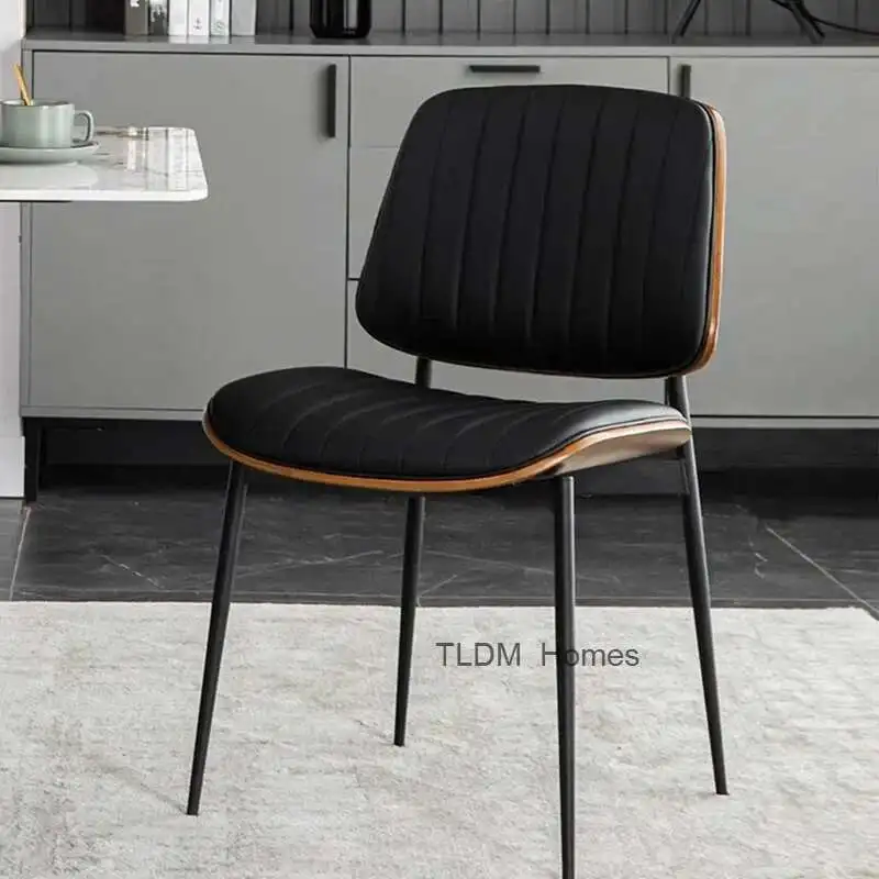 

Nordic Metal Dining Chairs Luxury Modern Outdoor Kitchen Dining Chair Conference Ergonomic Chaise Salle A Manger Home Furniture