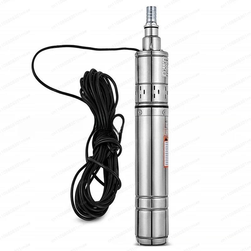 Customized 3-inch 76mm deep well pump 220V60Hz well pump 1/2Hp US standard submersible stainless steel screw