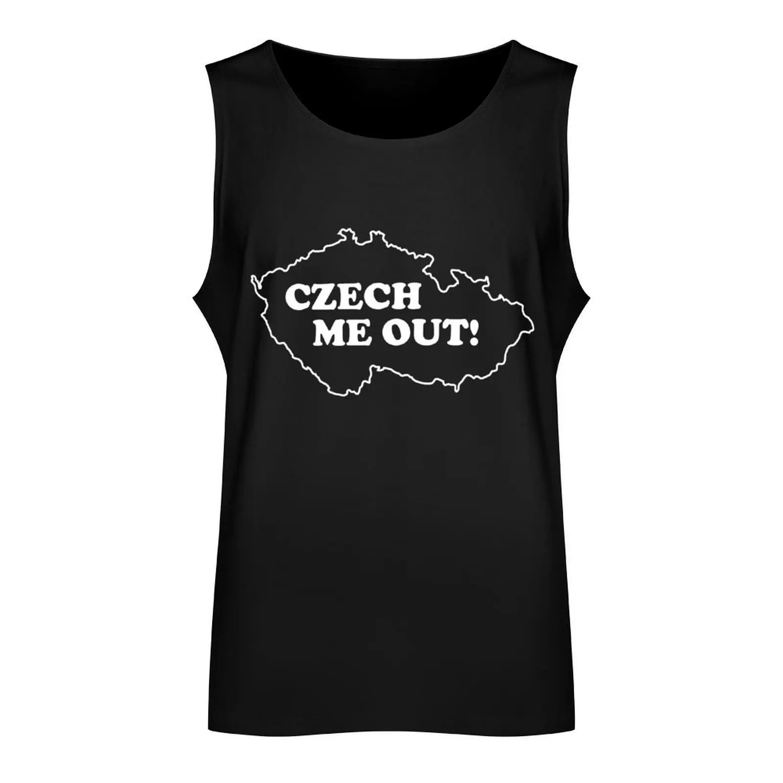 Czech me Out Tank Top fitness clothing for men sports t-shirts for men