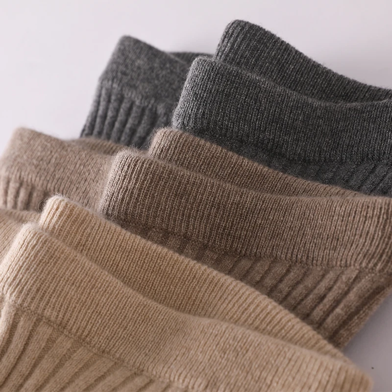 pure cashmere leggings for women in autumn and winter, tight, tight-fitting, tight-fitting, knitted, seamless high-waisted pants