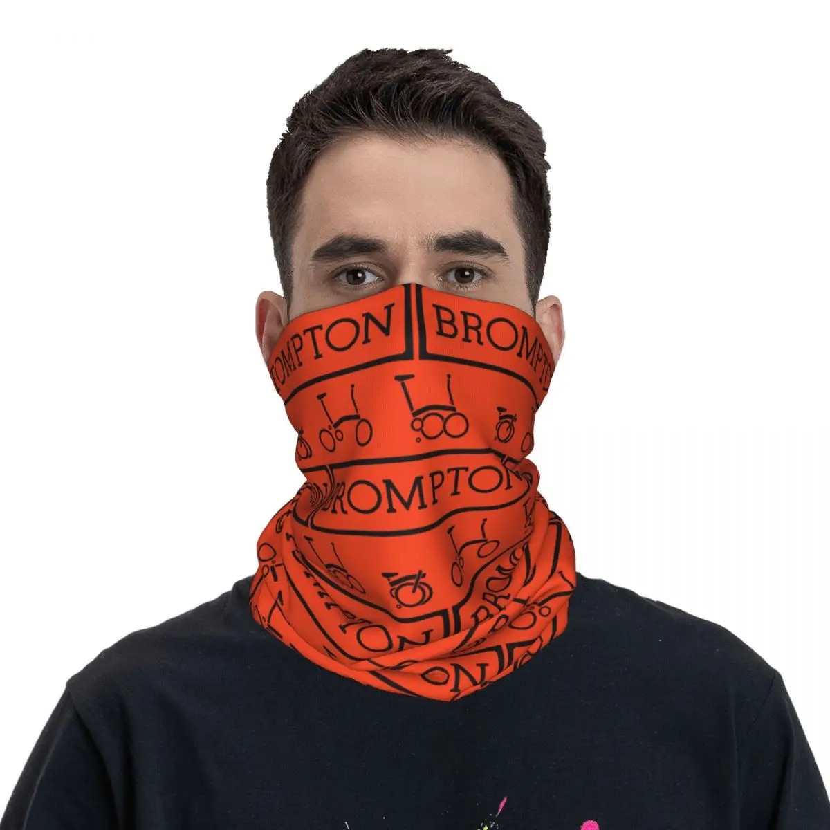 Outdoor Sports Balaclava Bromptons Symbol Cycling Mask Soft Bike Face Cover Mask Running Travel Sun Protection Scarf Bandana