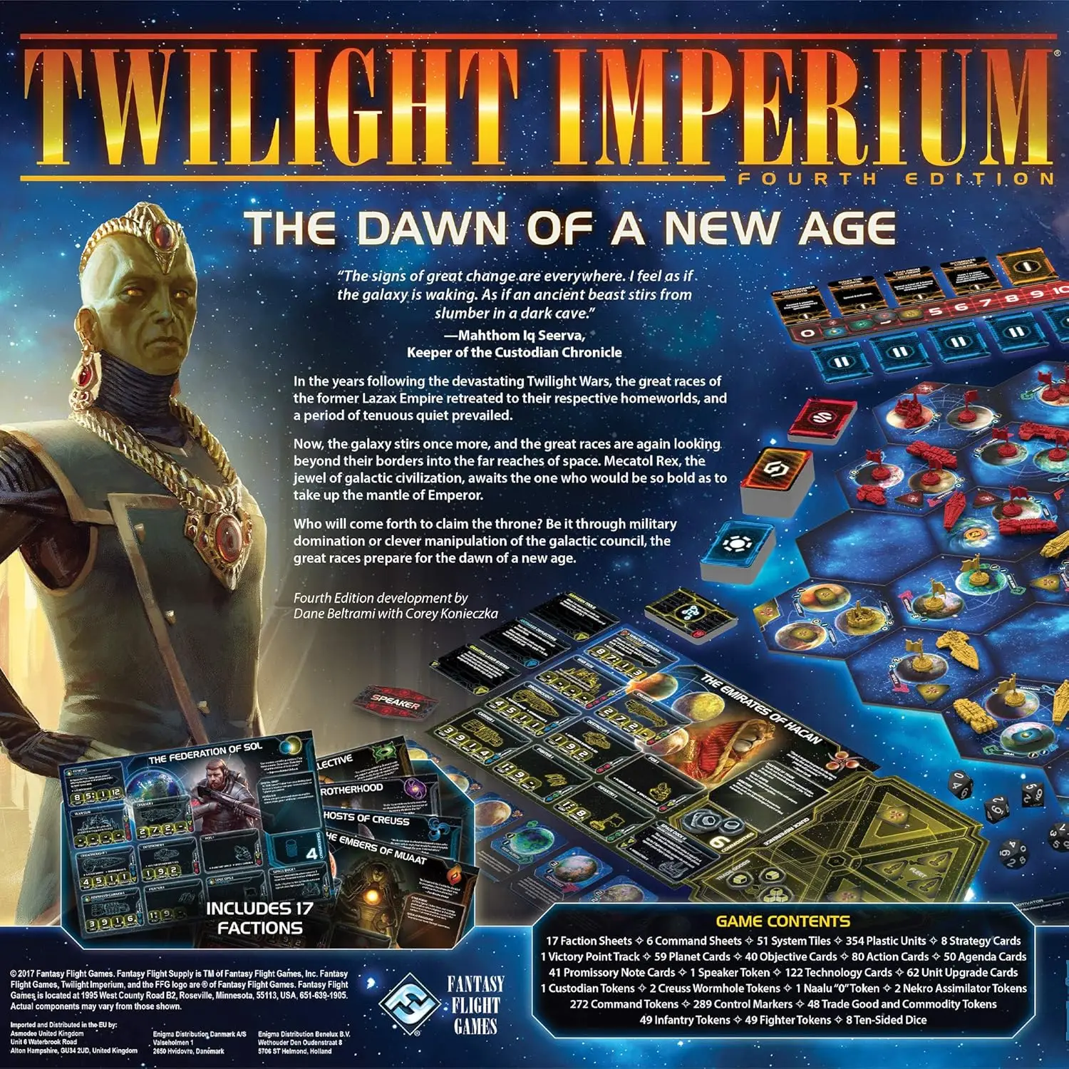 Imperium 4th Edition Board Game  Strategy Board Game for Adults and Teens  Adventure Game  Ages 14 and up 3-6 Play