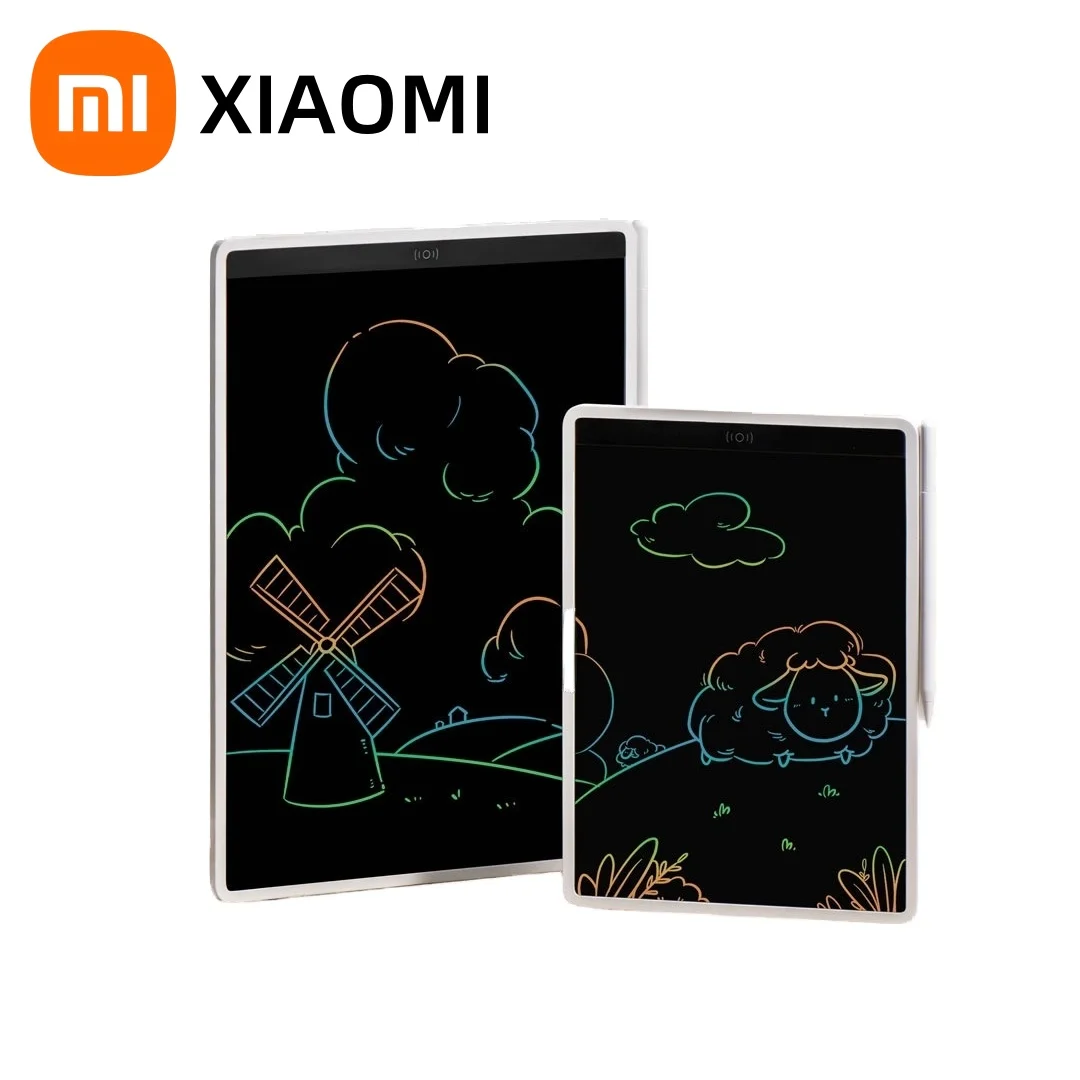 XIAOMI Mijia LCD Blackboard Color Version 10/13.5inch Coloured Handwriting No Dust and Ink Draw Study Message Board for Children