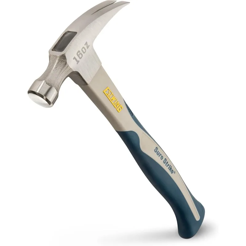 

ESTWING Sure Strike Hammer 16 oz Rip Claw Hammer with Smooth Face & Carbon Fiber Handle - SSCF16S