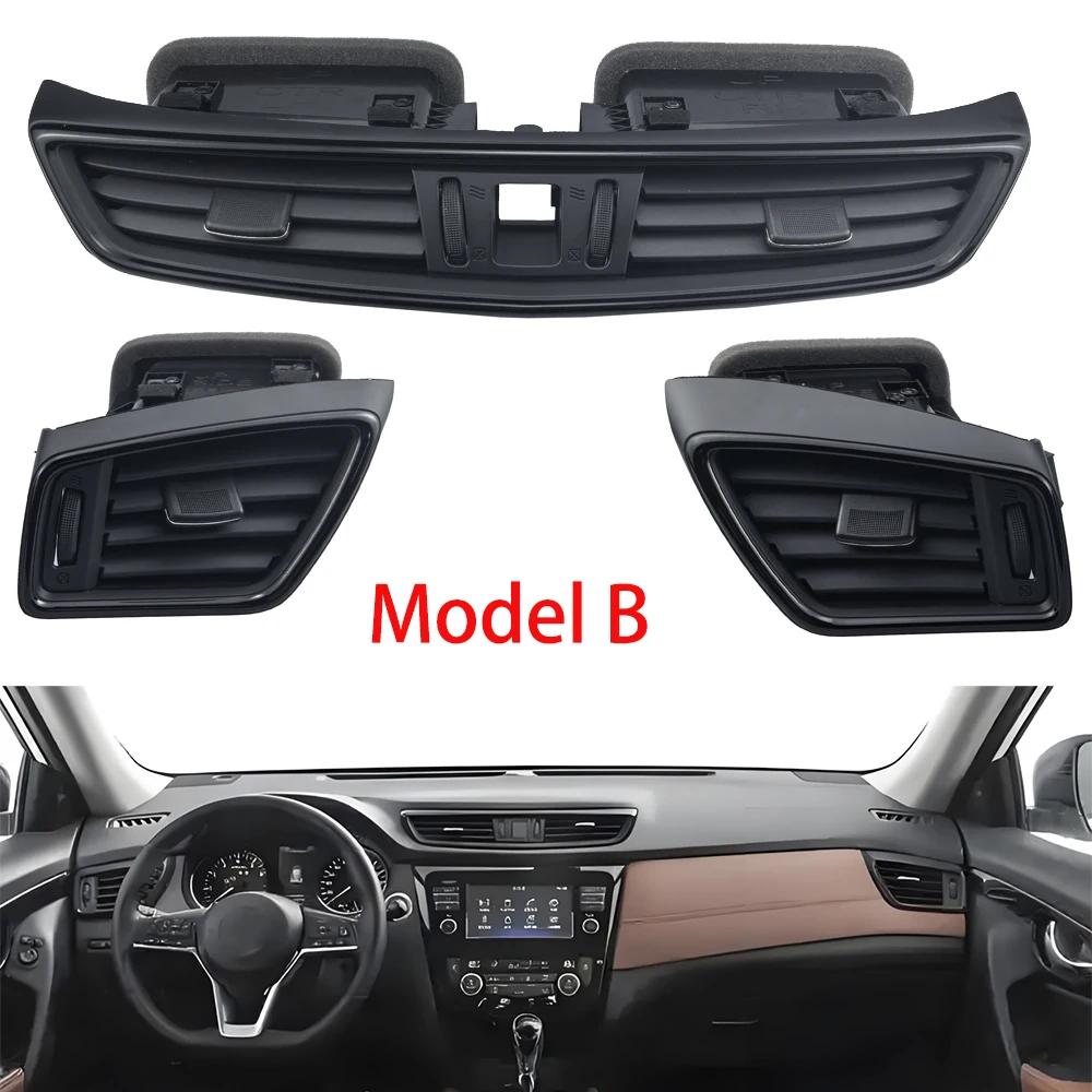for Nissan X-Trail 2014 2017 2018 2019 2020 2021 Auto Front Middle Dashboard Original Air Conditioning Outlet A/C Vent