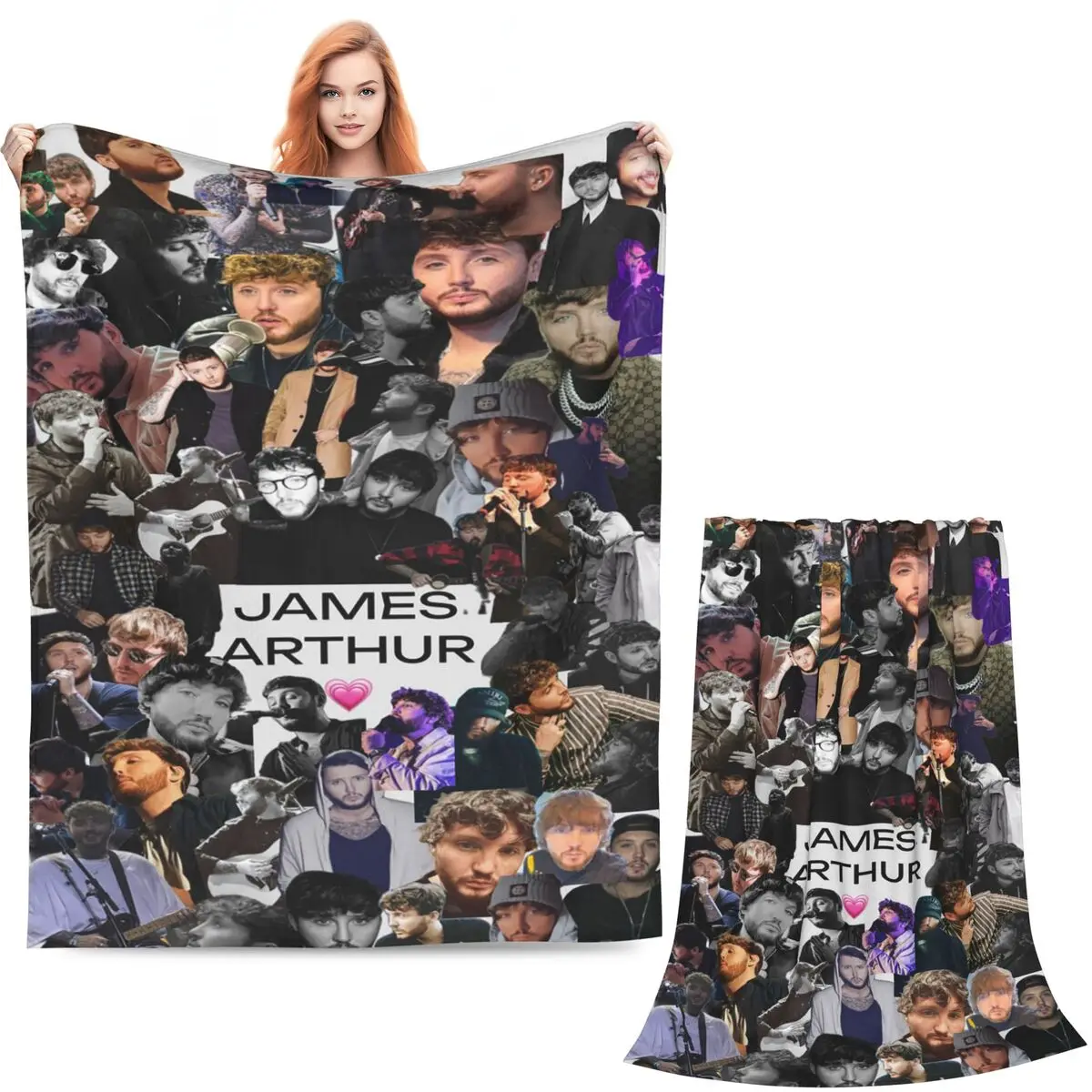 James Arthur Itll All Make Sense In The End Blankets Soft Warm Flannel Throw Blanket Bedspread for Bed Picnic Travel Home Sofa