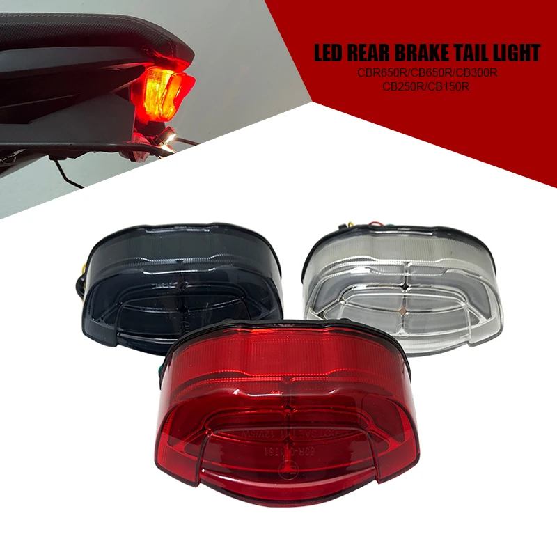 

Fit For Honda CBR650R Motorcycle Taillight CB650R CB300R CB250R CB150R 2019 2020 2021 2022 LED Rear Brake Tail Light Lamp