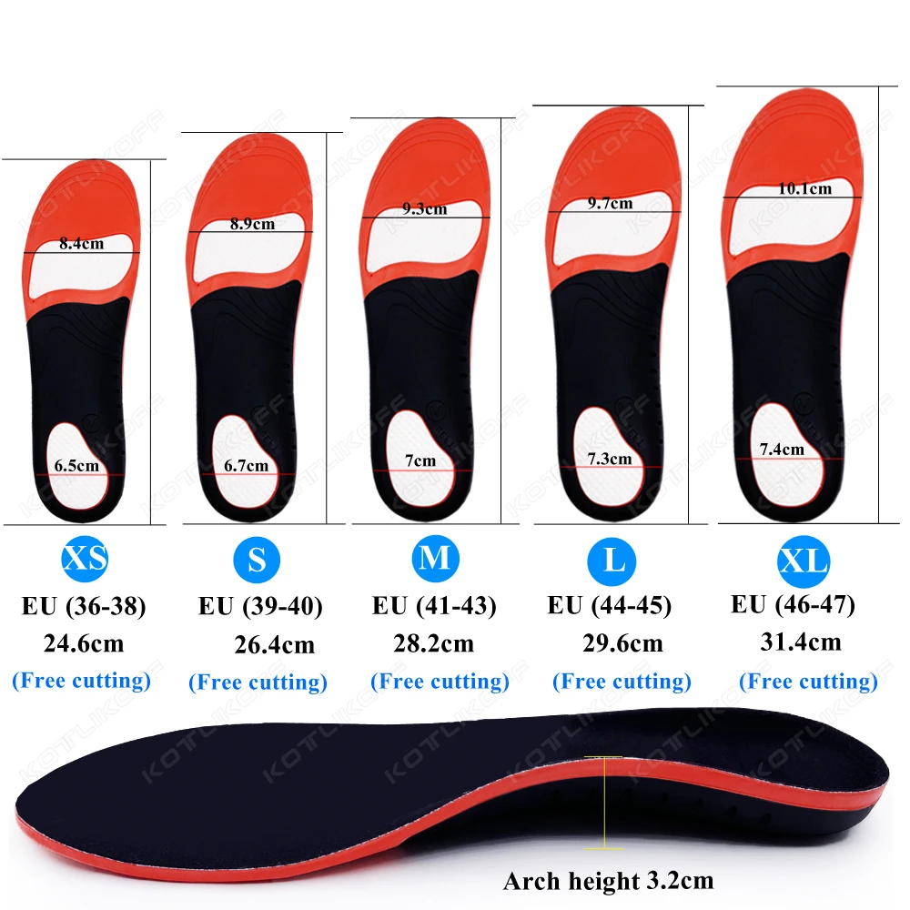 Plantillas de soporte de arco alto, absorción de impacto resistente, corrección de pie plano, uso todo el día, plantillas ortopédicas para piernas X/O