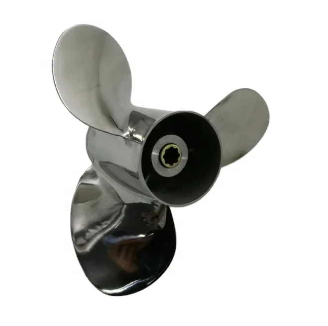 9.9-15HP 9 1/4X9-J STAINLESS STEEL Marine OUTBOARD PROPELLER Matched for YAMAHA Engine