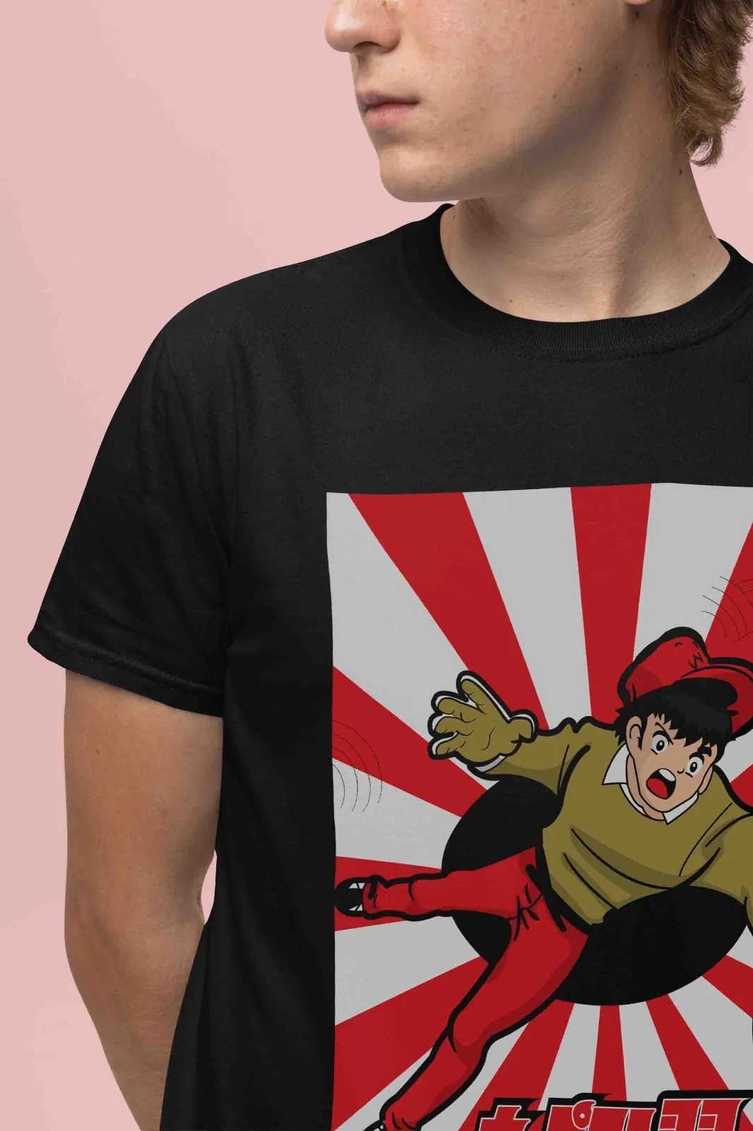 Captain Tsubasa Shirt Hyuga Tshirt Wakabayashi T-Shirt Misugi Soccer Anime Tee