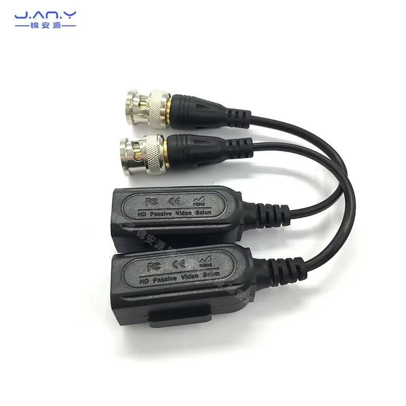 4K screw terminal HD transmitter 2KV level lightning protection coaxial twisted pair anti-jammer monitoring BNC connector