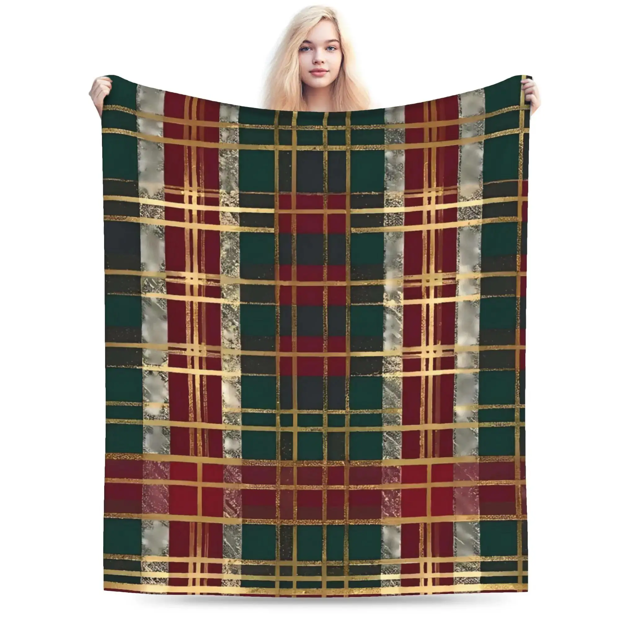 

Фланелевое одеяло с рождественским узором, мягкое и теплое, для детей, для дивана, кровати, софы, узорчатое покрывало