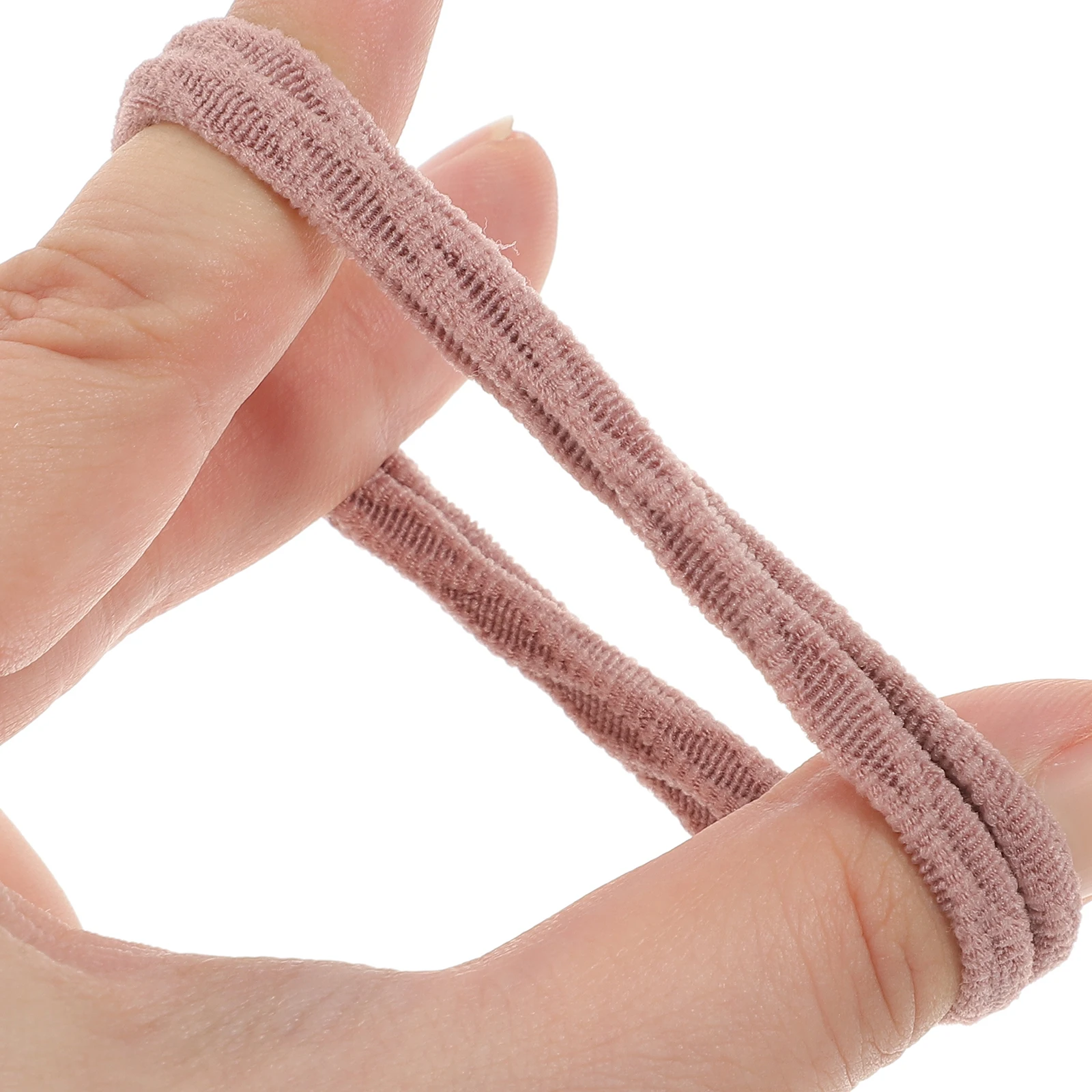 

10Pcs Multicolor Donut Hair Ties Elastic Sports Hair Ropes Ponytail Holders Accessories for Women Girls