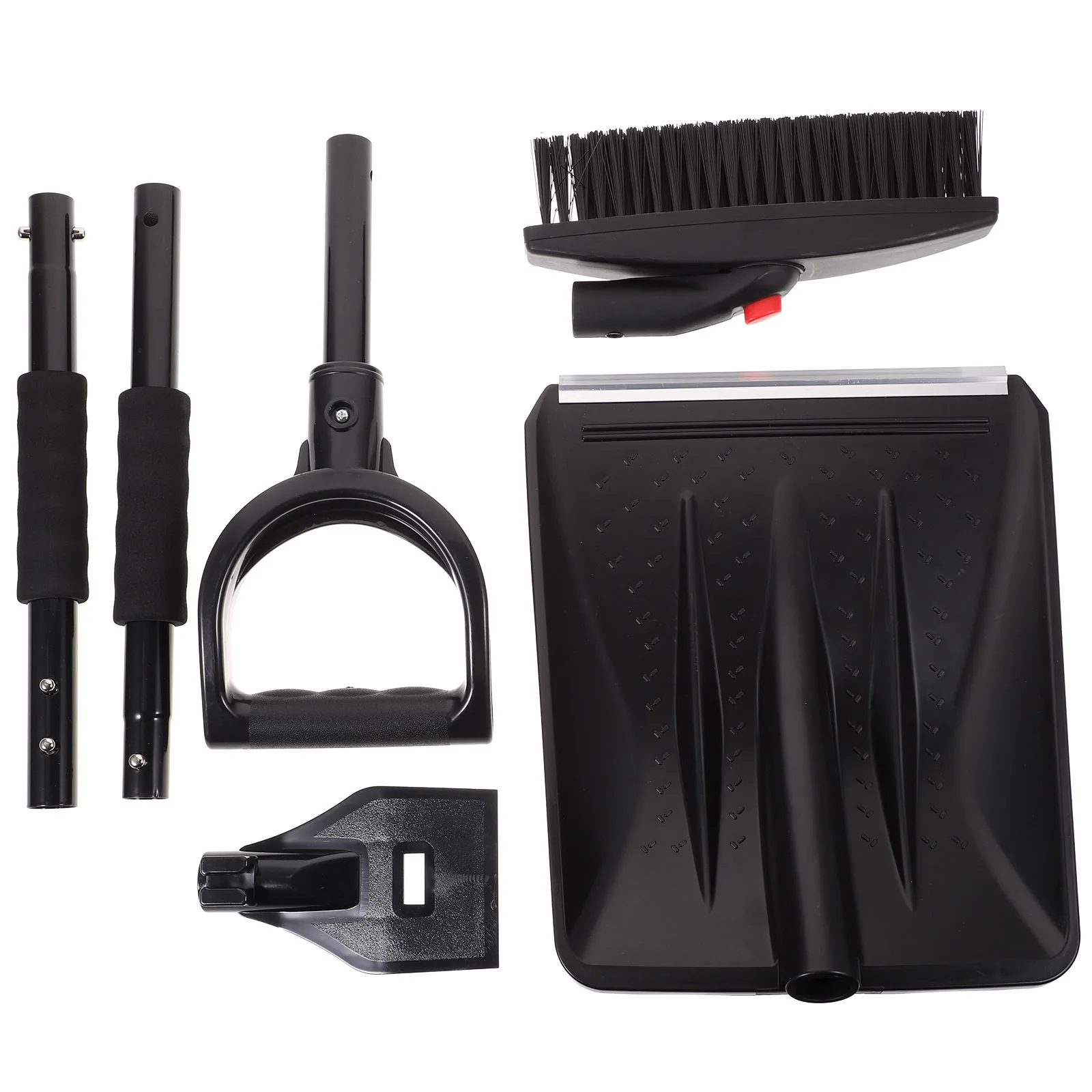 

1 комплект, автомобильная лопата для снега, эргономичный скребок для льда, очиститель лобового стекла, съемная метла для снега, средство для удаления мороза, зимний автомобильный инструмент